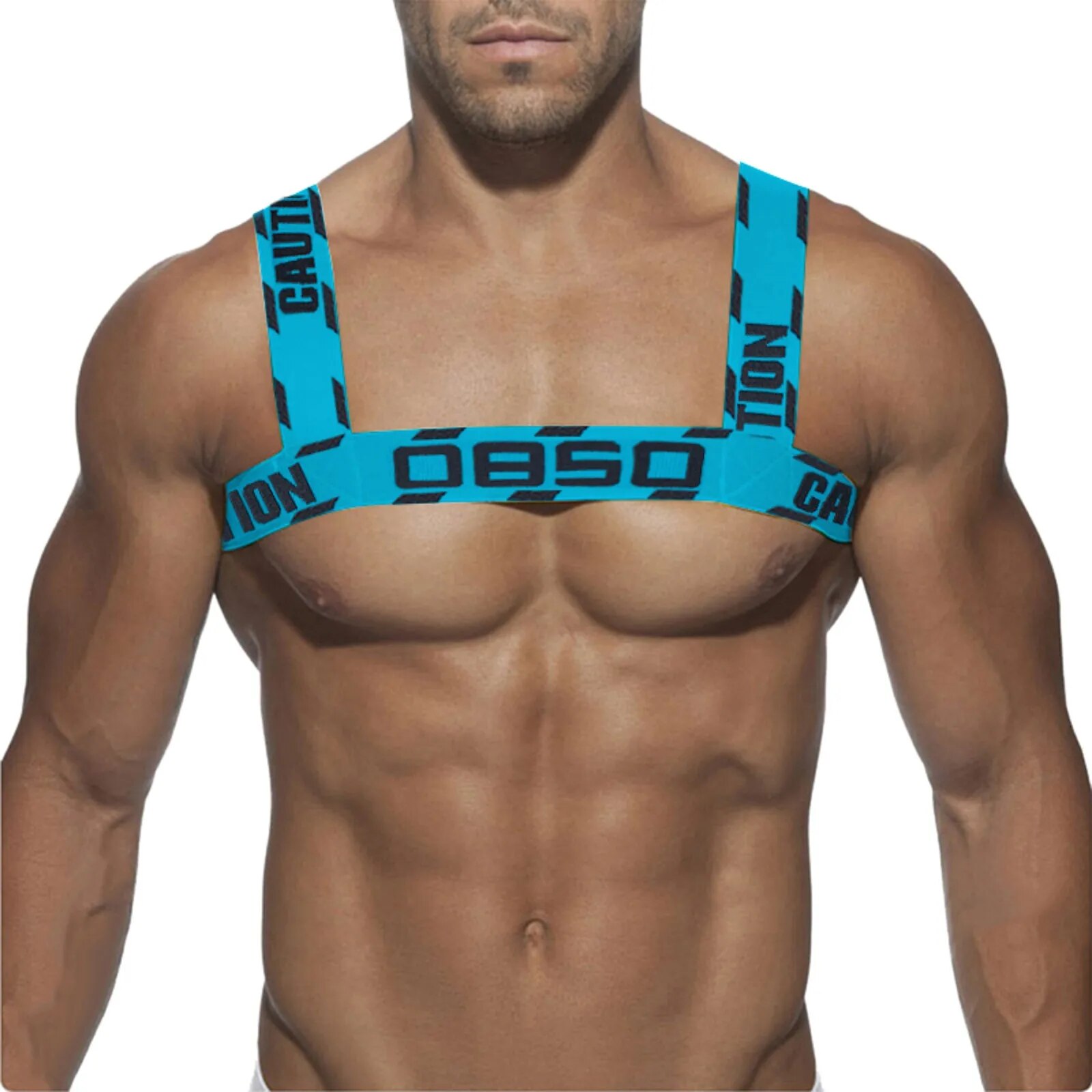 Billionm Harness Men Sexy Shoulder Straps Chest Bondage Muscle Halter Belt Bdsm Fetish Hollow