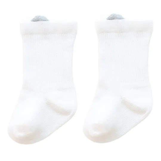 Unisex Baby Cotton Macaron Solid Color Breathable Socks