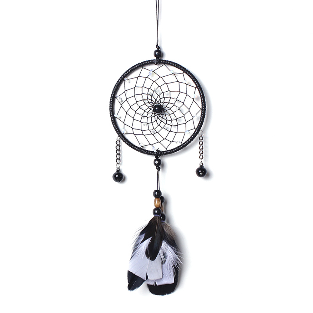 Black Bell Dream Catcher Feather Crafts Home Wedding Decoration Pendant, 501 Original
Black Bell Dream Catcher Feather Crafts Home Wedding Decoration Pendant, 501 Original