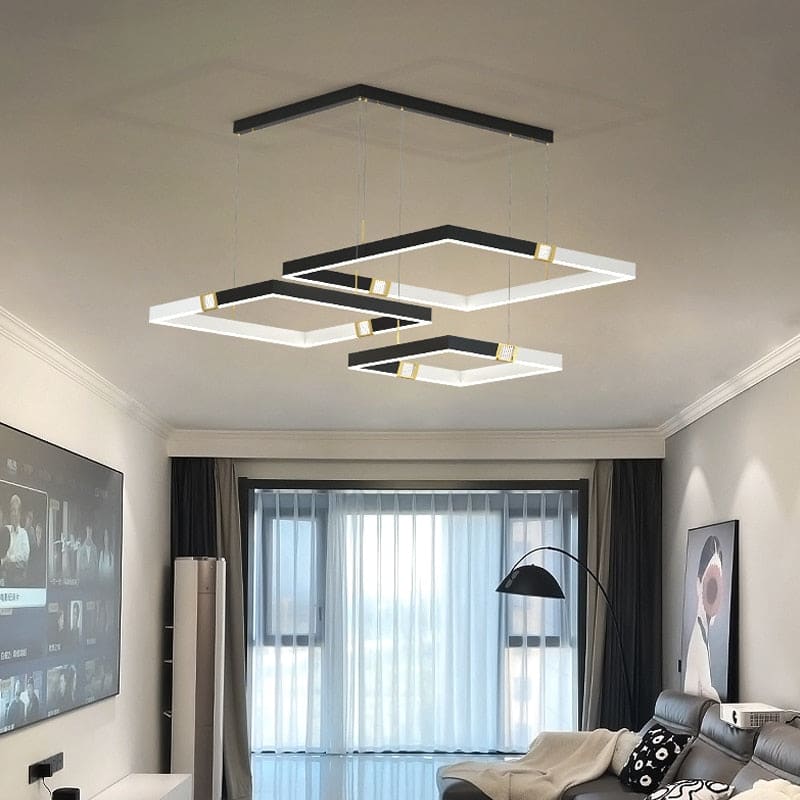 Simple Modern LED Pendant Lights Whole House Multilayer Aluminum