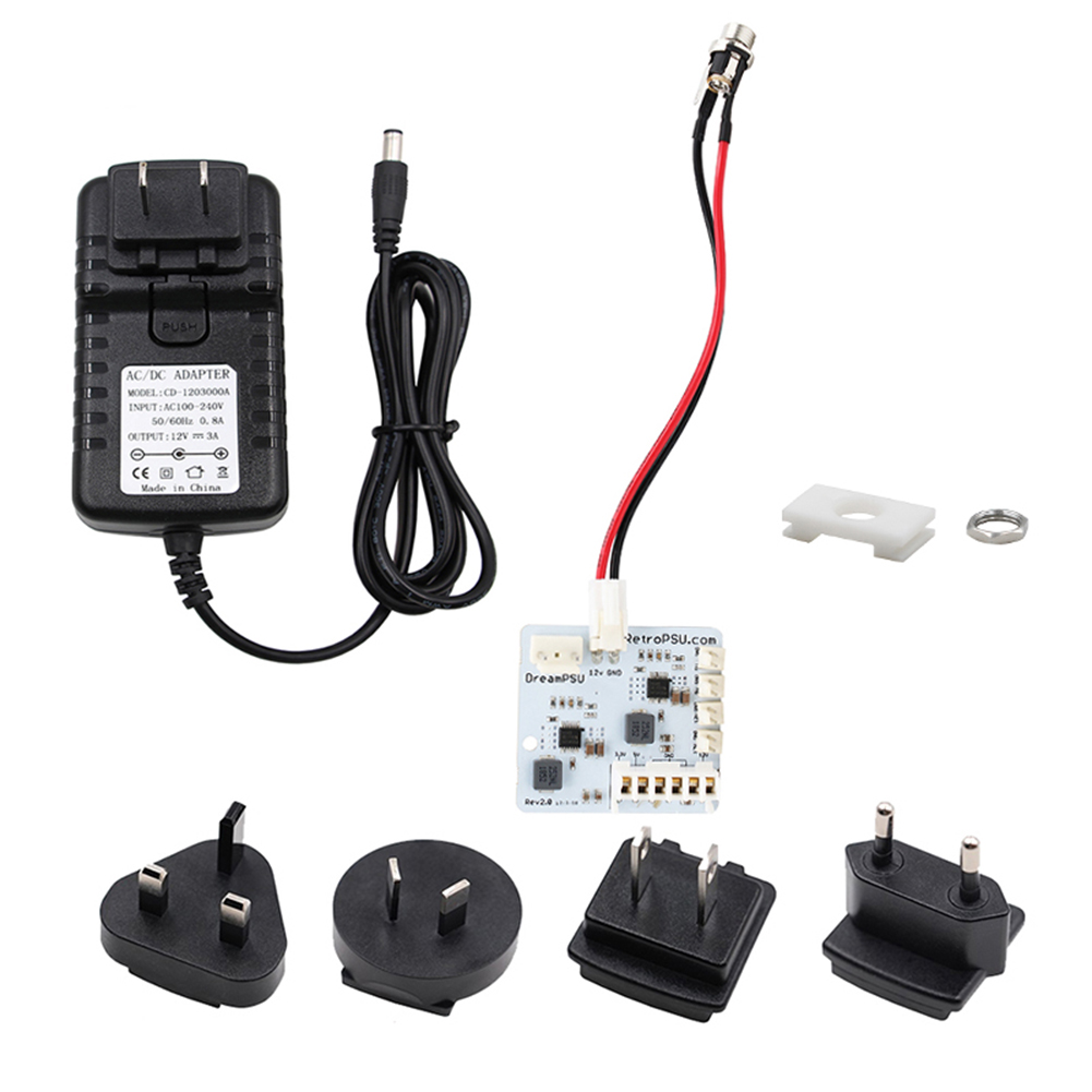 12V PSU Power Supply Console Replacement Adapter Kit for Sega Dreamcast, 501 Original
12V PSU Power Supply Console Replacement Adapter Kit for Sega Dreamcast, 501 Original