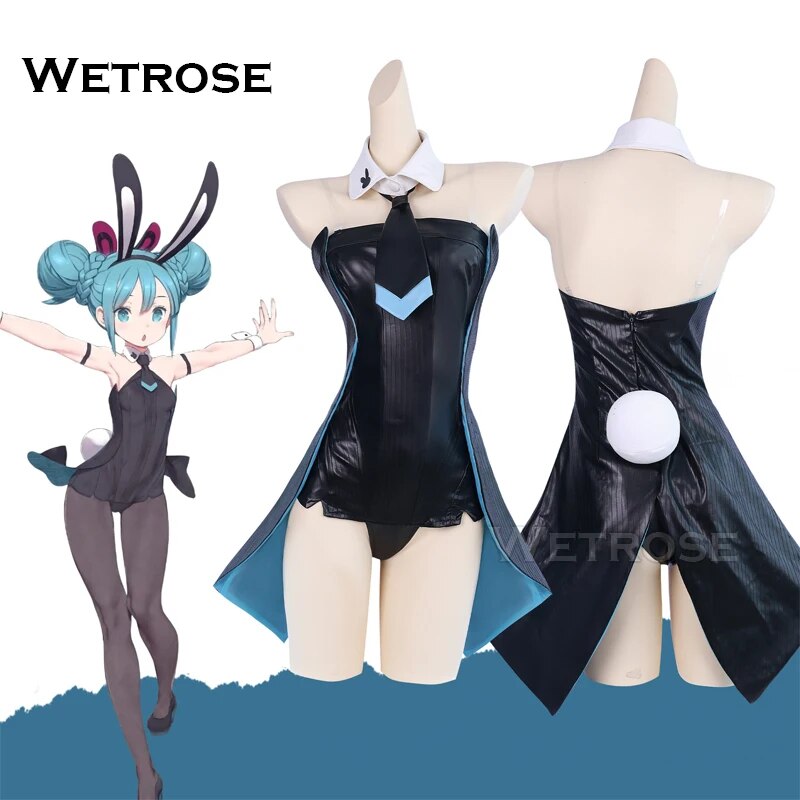 Bi Cute Bunny outlet Miku Cosplay L With Wig