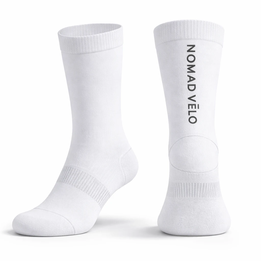 Essential Socks White | Nomad Vélo