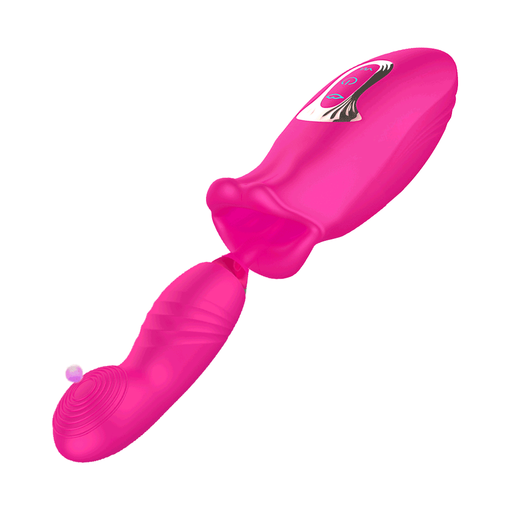 Rose Pistil Kiss - Bitting Clit Stimulator & Tapping Vibrator - Rose Toy