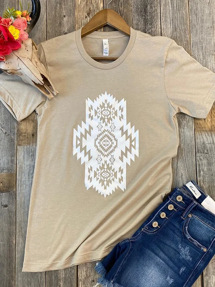 Bestdealfriday Short Sleeve O Neck Cotton Blend Shirts Tops 9576361