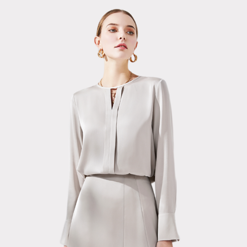 Effortless Chic Silk Blouse REAL SILK LIFE