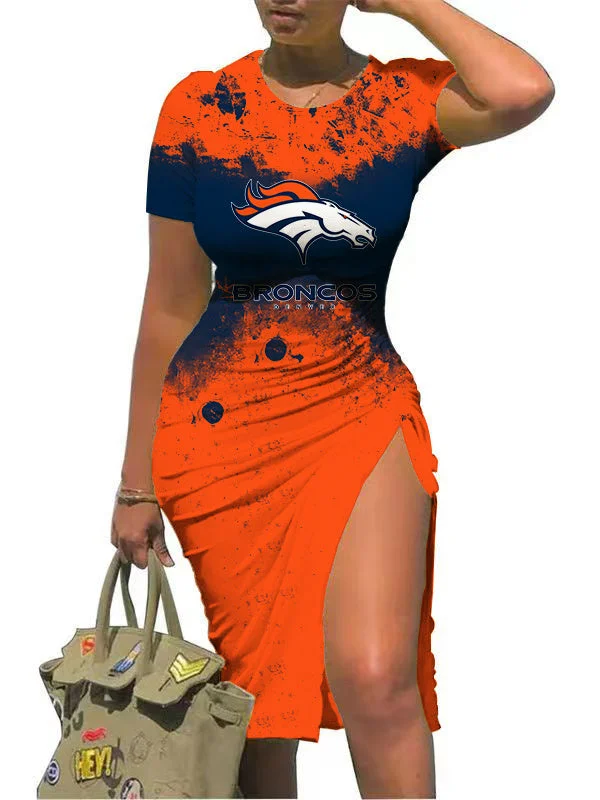 Denver Broncos
Women's Slit Bodycon Dress