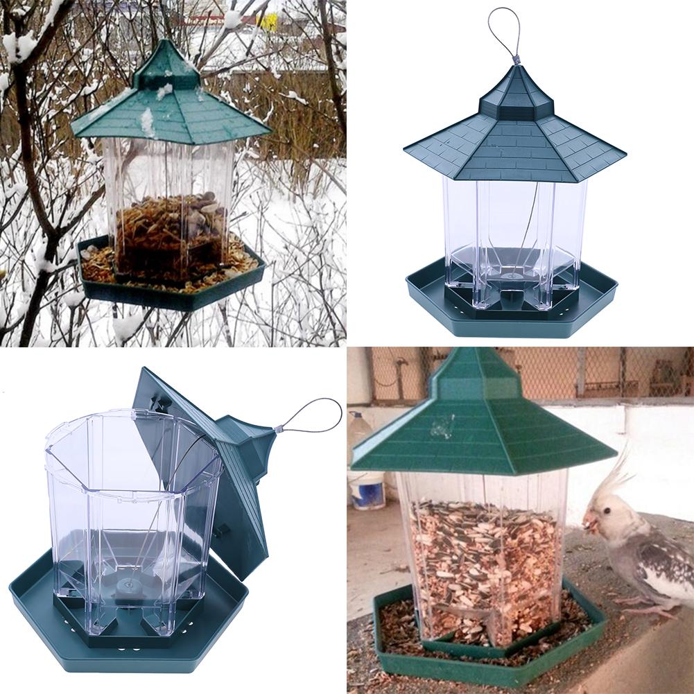 Green Pavilion Bird Feeder Plastic Hanging Bird Food Container Garden Decor, 501 Original
Green Pavilion Bird Feeder Plastic Hanging Bird Food Container Garden Decor, 501 Original