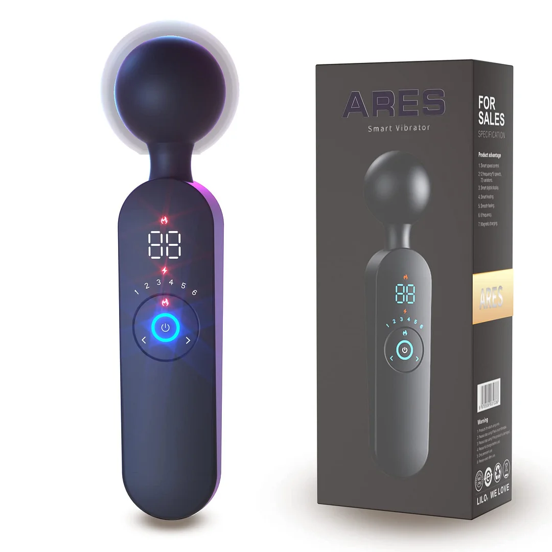 Ares Heating Vibrator - Rose Toy