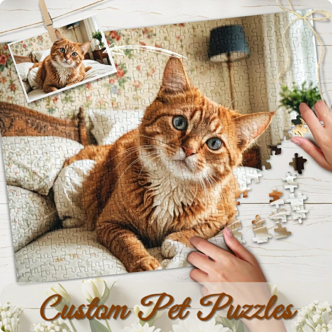 Custom Pet Jigsaw Puzzles Gift