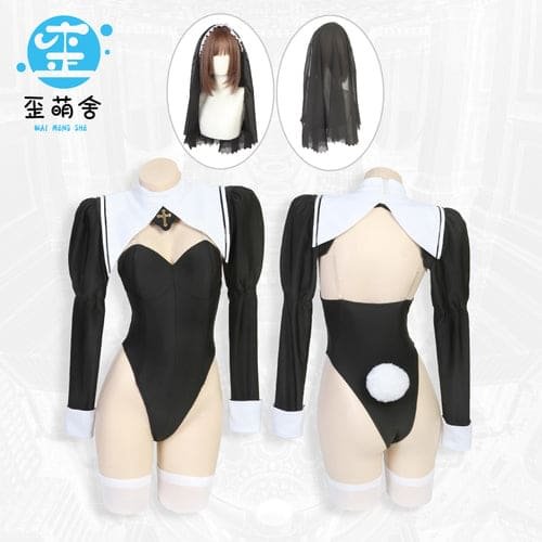 Kawaii Bunny Nun Sweet Cosplay Costume ON195