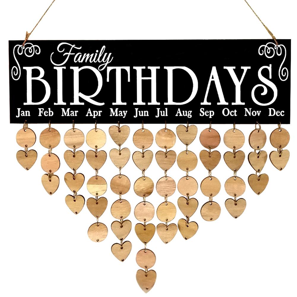 Wooden Calendar Family Decorative Listing Birthday Reminder Home Decoration, 501 Original
Wooden Calendar Family Decorative Listing Birthday Reminder Home Decoration, 501 Original