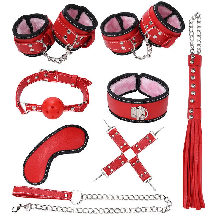 Sex Bundle Set Of 8 Leather Whip Flirting
