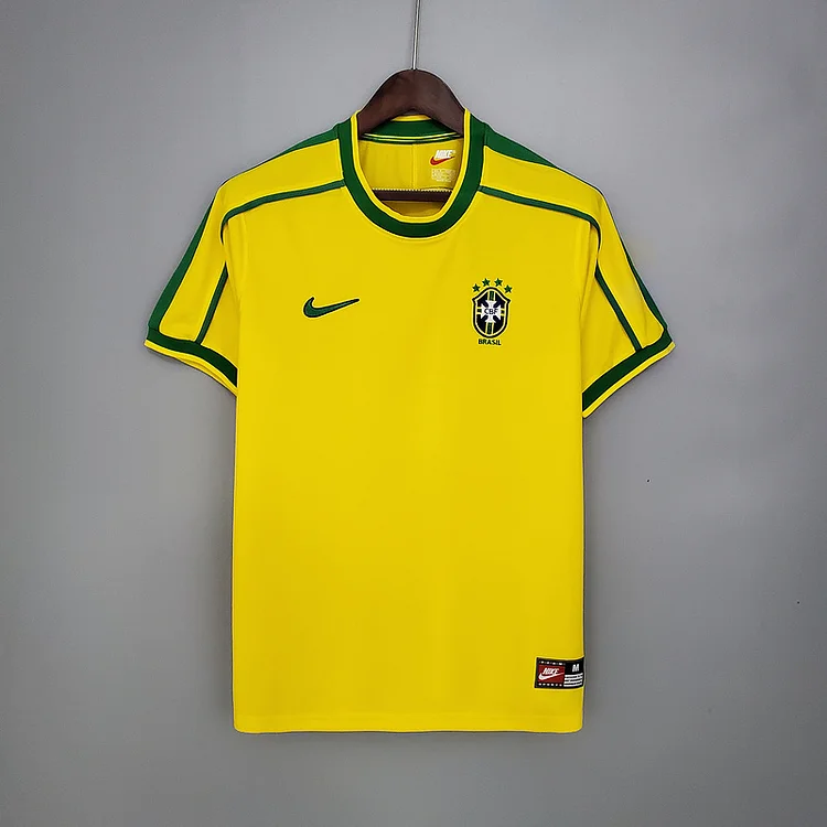 Retro Brazil 1998 home   Football jersey retro