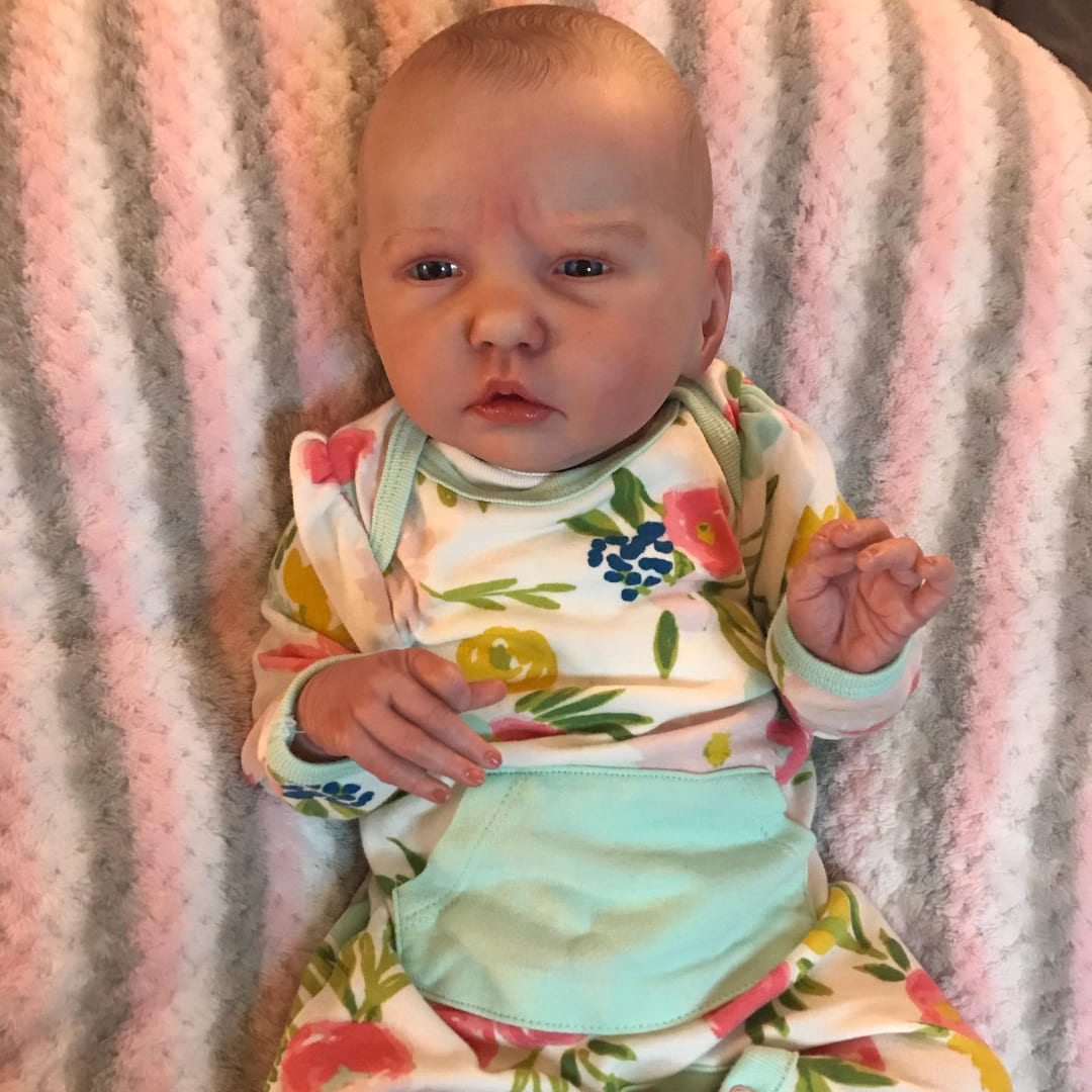 19'' Newborn Doll Baby Brighton Eyes Open Baby Dolls That Look Real
