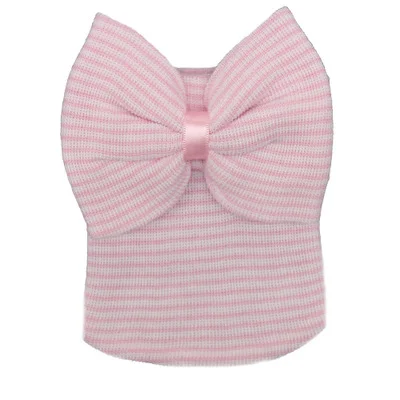 [For 17"-22" Baby Dolls] Reborn Baby Bow Knit Hat Accessories