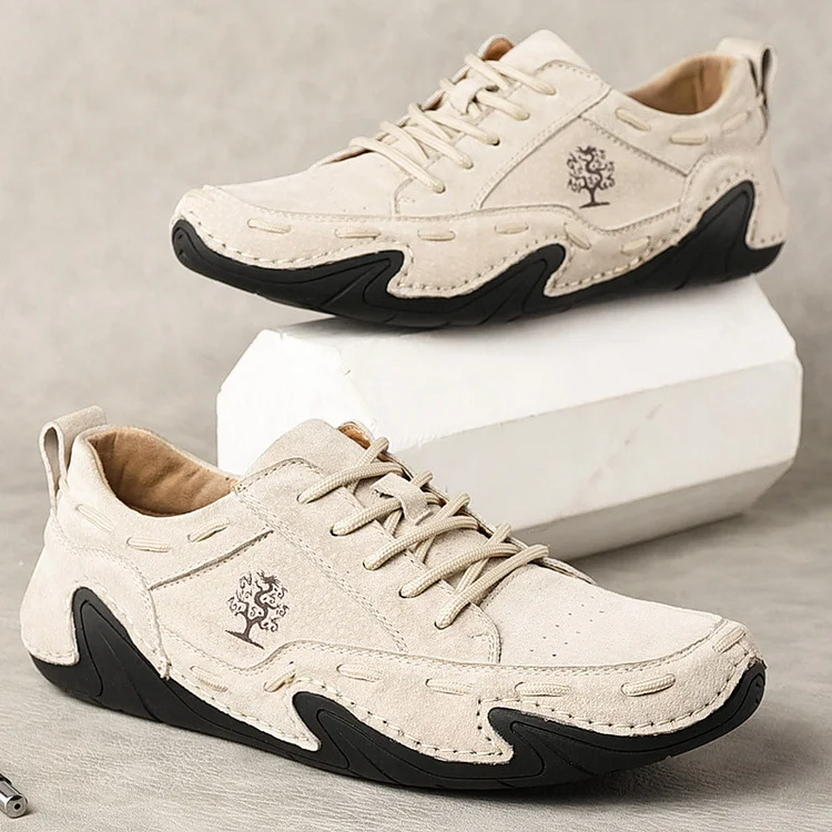 Men's Handmade Leather Shoes Soft Casual Sports Shoes