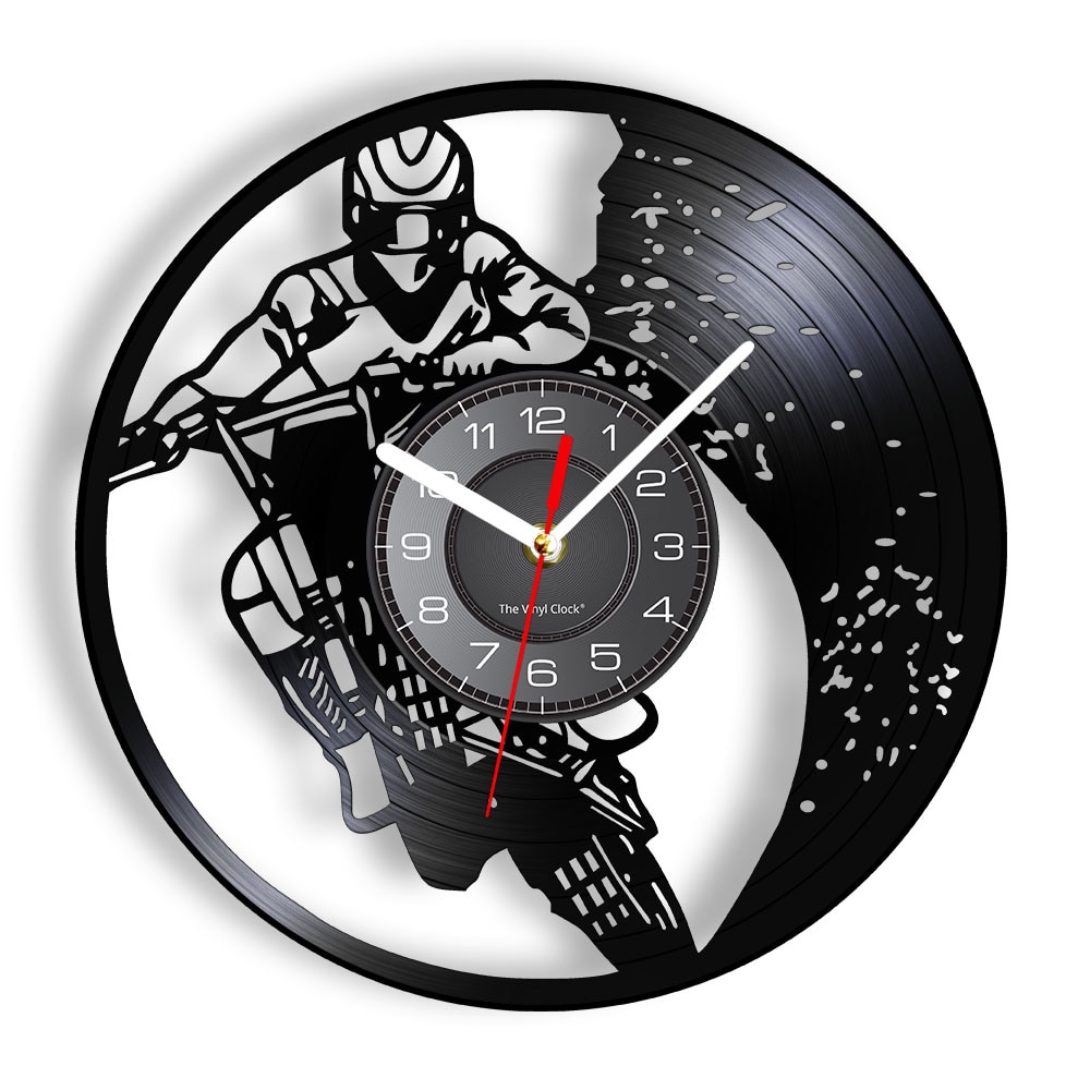 Dirt Bike Rider Album Re-purposed - Vinyl Record Wall Clock - Without LED, 501 Original
Dirt Bike Rider Album Re-purposed - Vinyl Record Wall Clock - Without LED, 501 Original