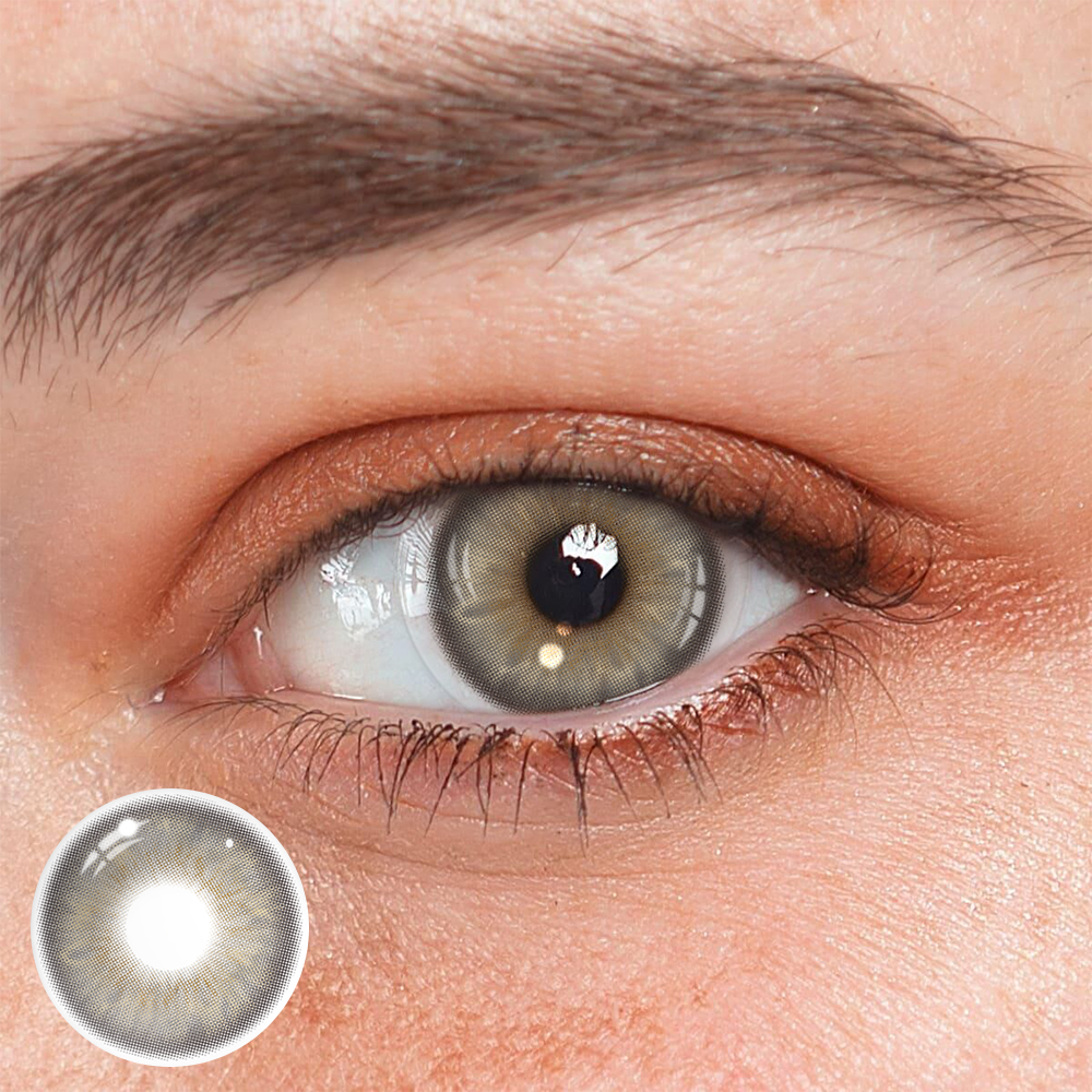Flavia Gray Coloured Contact Lenses