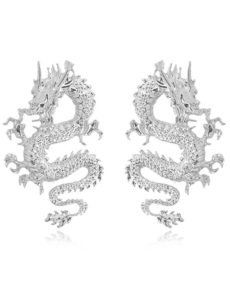 Creative Exaggeration Vintage Dragon Earrings