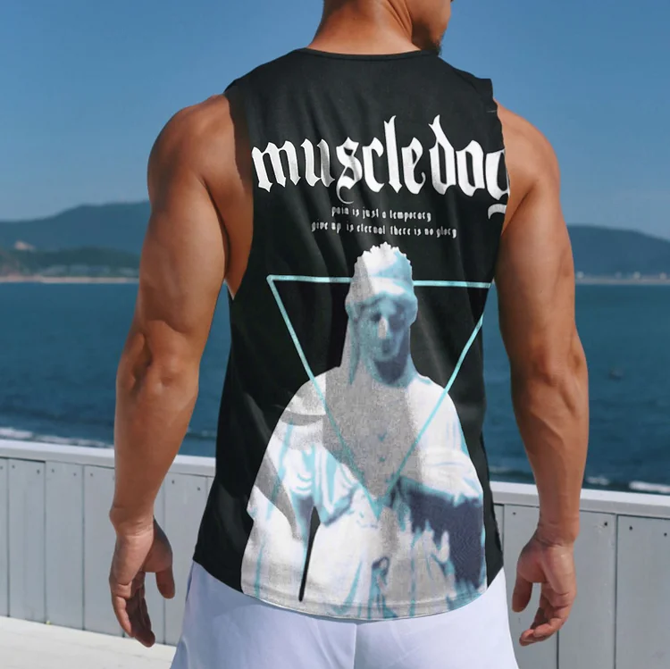 Men's Trendy Printed Casual Tank Top