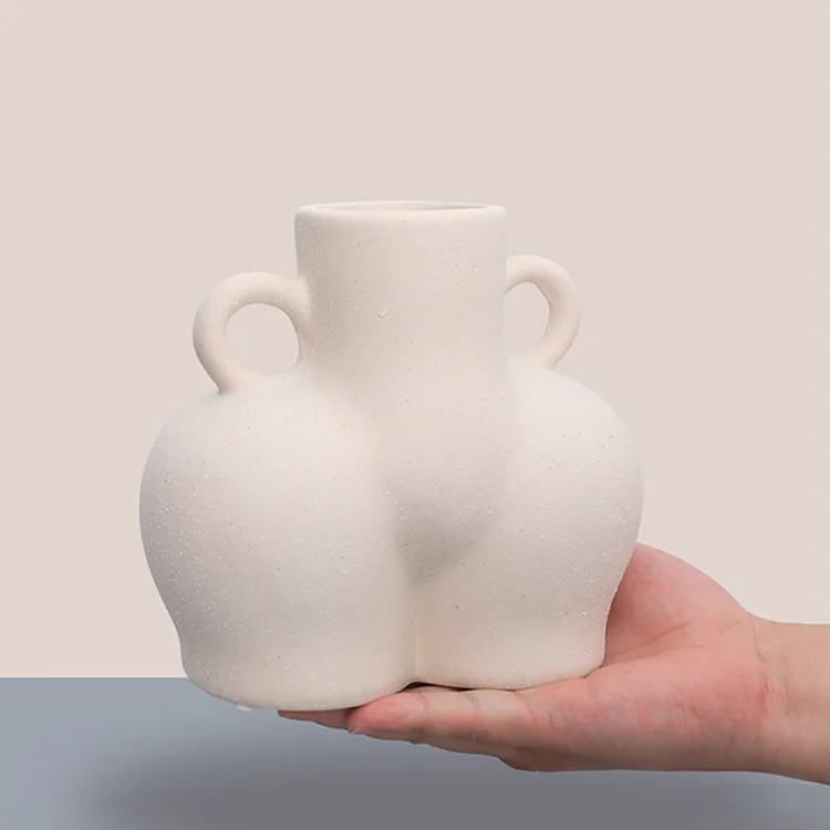 Ceramic Simulation Human Body Art Ass Model Vase | AvasHome