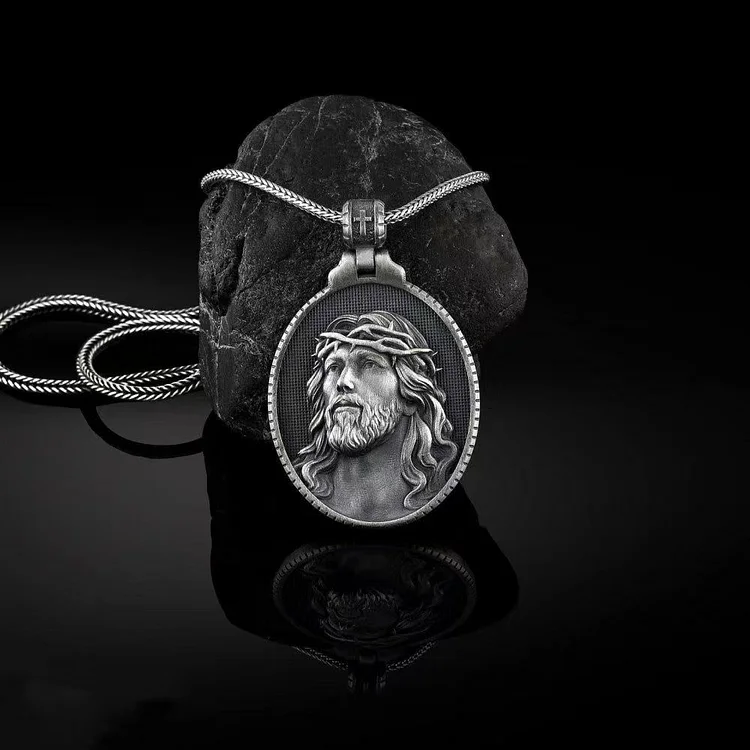 Jesus Christ Crown of Thorns Christian Necklace