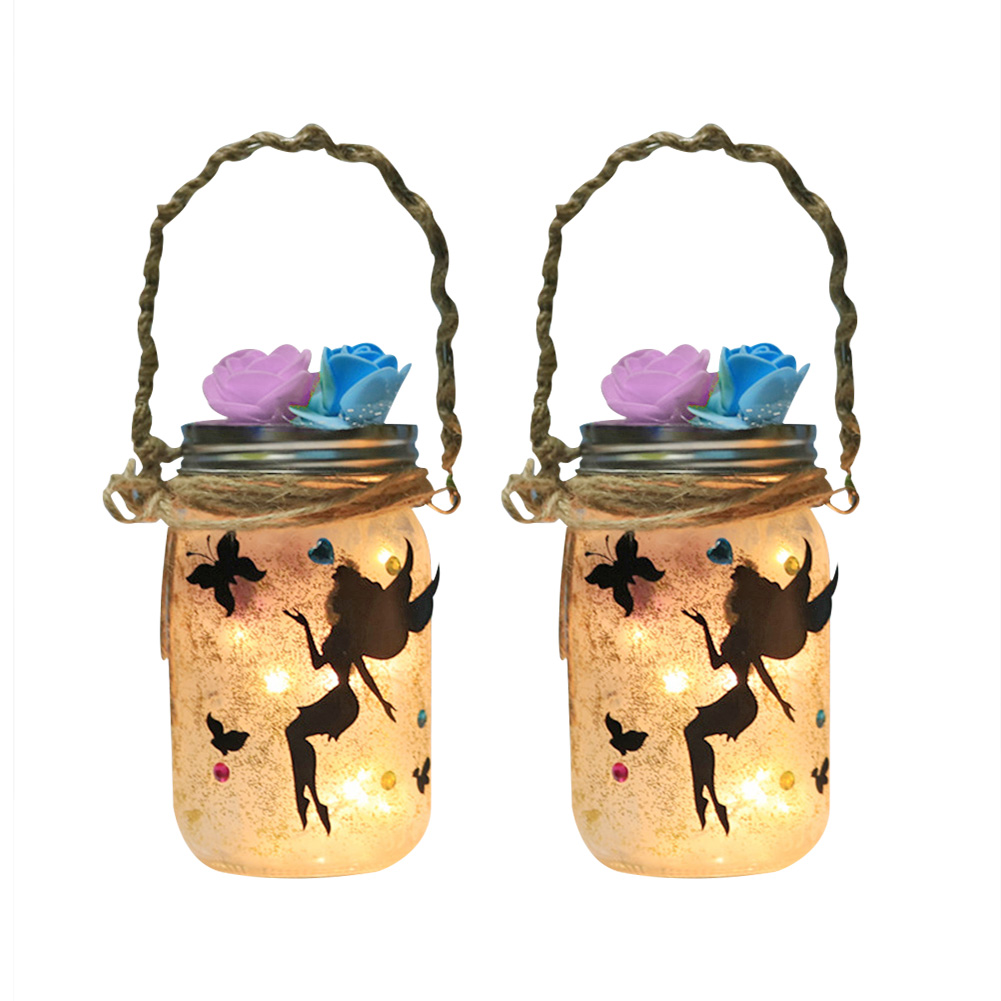 2pcs LED Mason Jar Lamp Hanging Bottle Lid Fairy String Lights Party Decor, 501 Original
2pcs LED Mason Jar Lamp Hanging Bottle Lid Fairy String Lights Party Decor, 501 Original