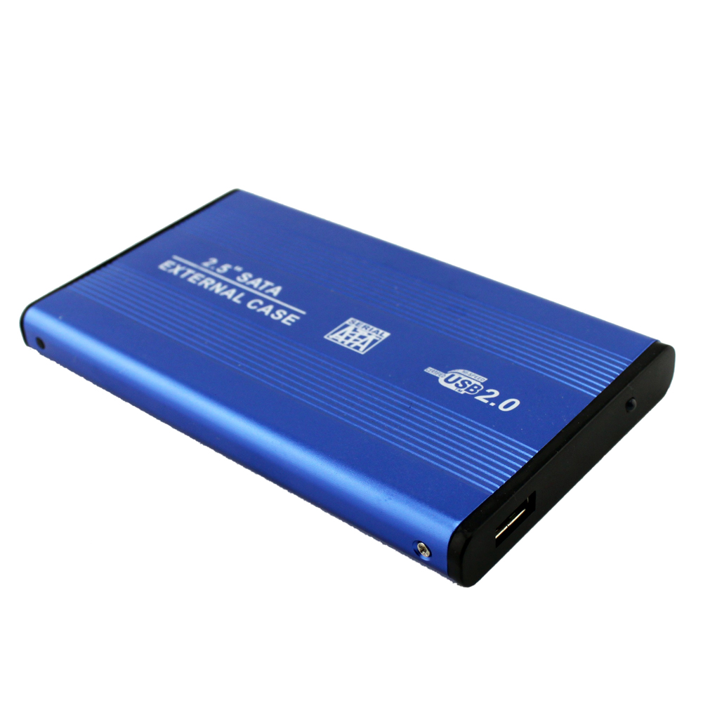 2.5 Inch USB 2.0 SATA External Mobile Hard Disk Box Aluminum Alloy Shell, Blue, 501 Original
2.5 Inch USB 2.0 SATA External Mobile Hard Disk Box Aluminum Alloy Shell, Blue, 501 Original