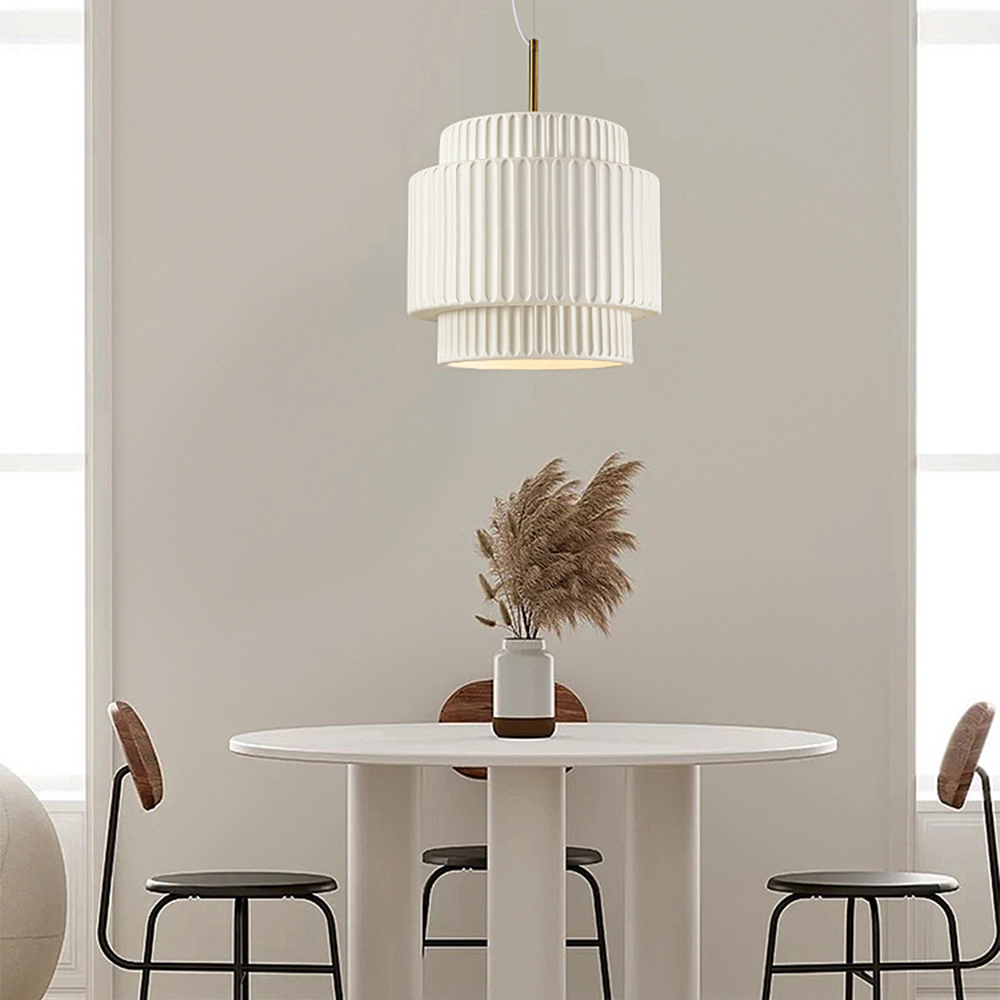 Nordic Minimalist Wabi-Sabi Style Cream Style Pendant Light