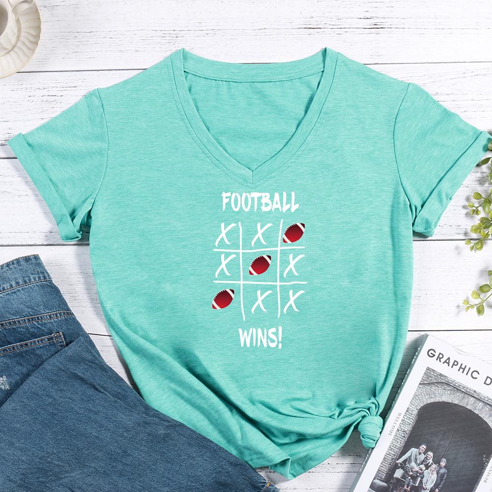 American Football Wins? V-neck T Shirt-Guru-buzz