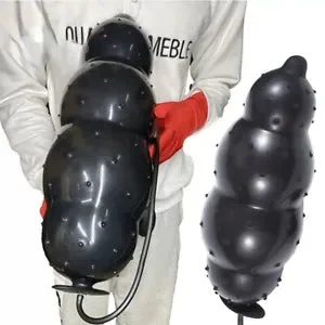 pornhint Pornhint Silicon Inflatable Ball Dilator Expander Plug Extreme Chastity Device for Couple