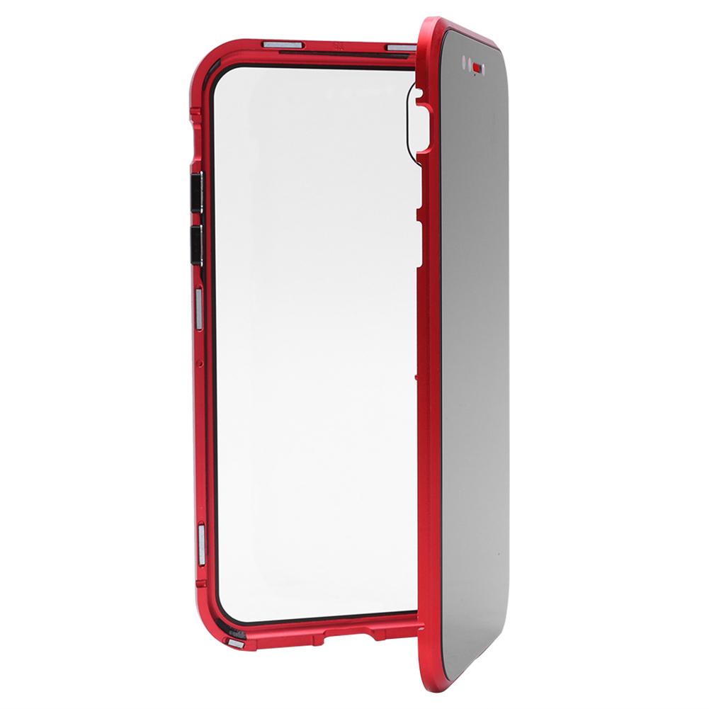 Magnetic Adsorption Metal Double Sided Glass Shell for iPhone XR (Red), 501 Original
Magnetic Adsorption Metal Double Sided Glass Shell for iPhone XR (Red), 501 Original