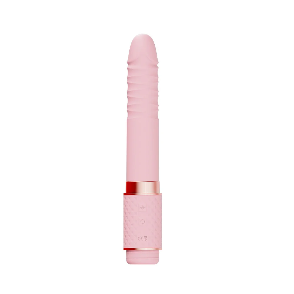 Thrusting Dildos Sucking Vibrators Female Sex Toy in pink