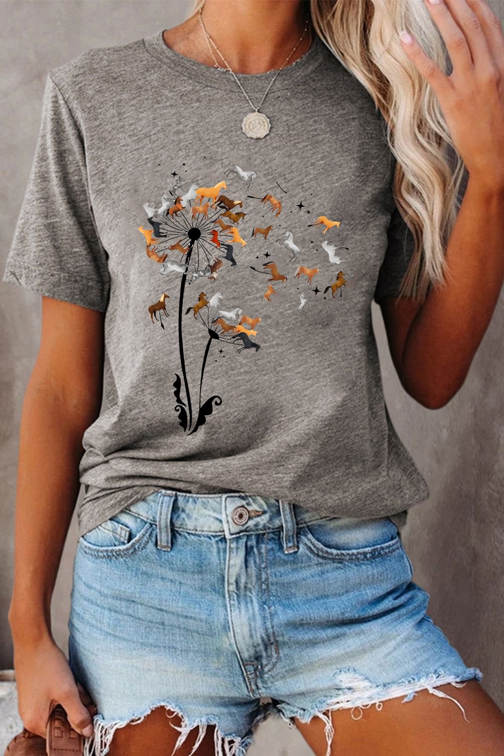 Women's Dandelion Horse T-shirt