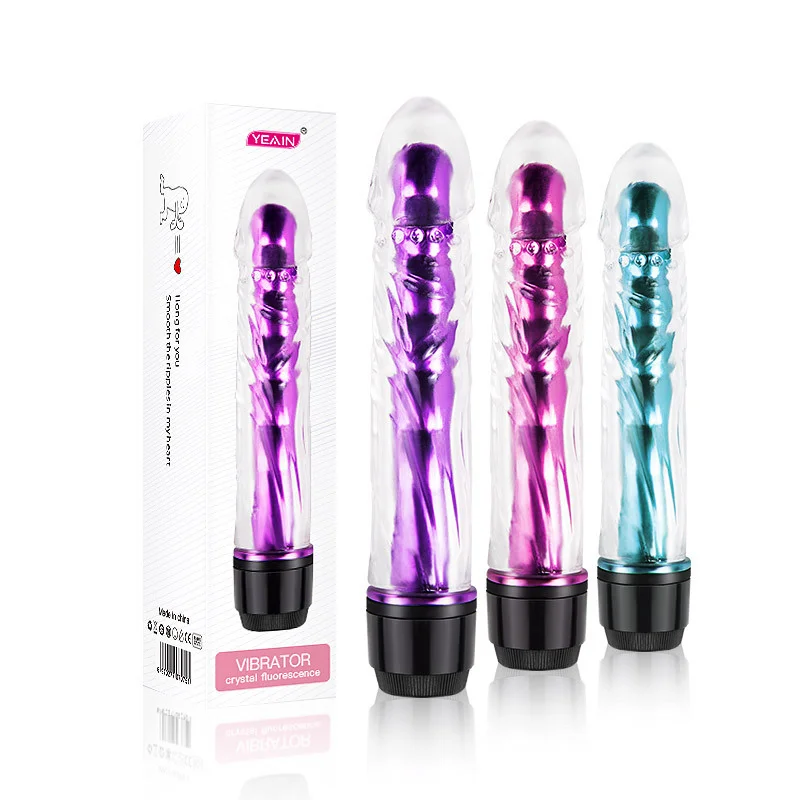 Female Crystal Vibrating Av Stick Rosetoy Official