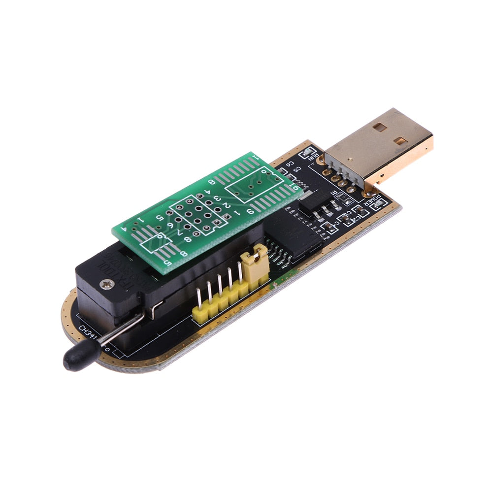 8pin/16pin chip USB Programmer CH341A Series Burner Chip 24 EEPROM BIOS ...