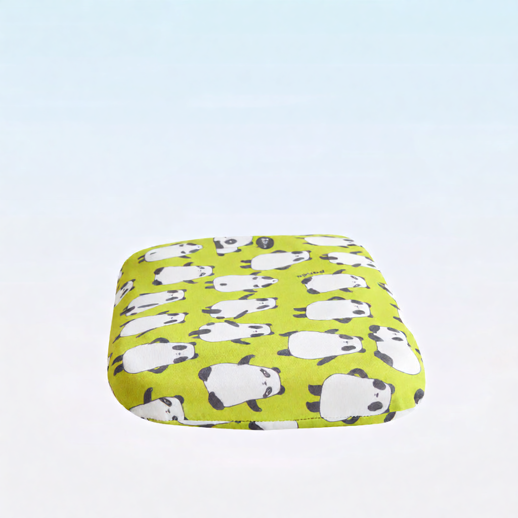Scientifically Shaped Children's Pillow with Panda Design for Healthy Head Development