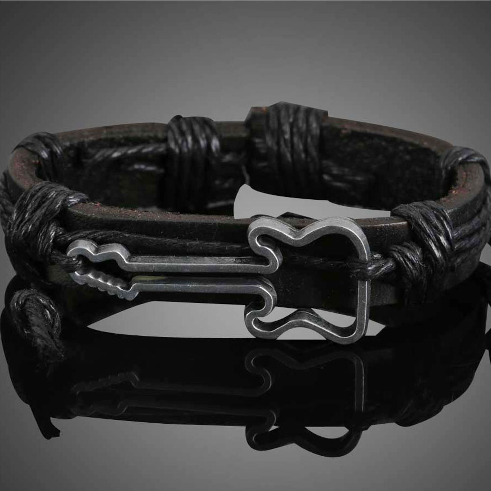Fashionable Guitar Shape Girl Boy Braid Bracelet String Band Bangle, Black, 501 Original
Fashionable Guitar Shape Girl Boy Braid Bracelet String Band Bangle, Black, 501 Original