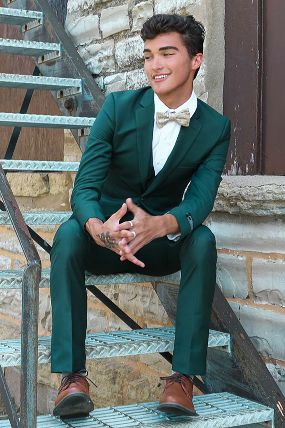 Emerald green clearance prom jacket