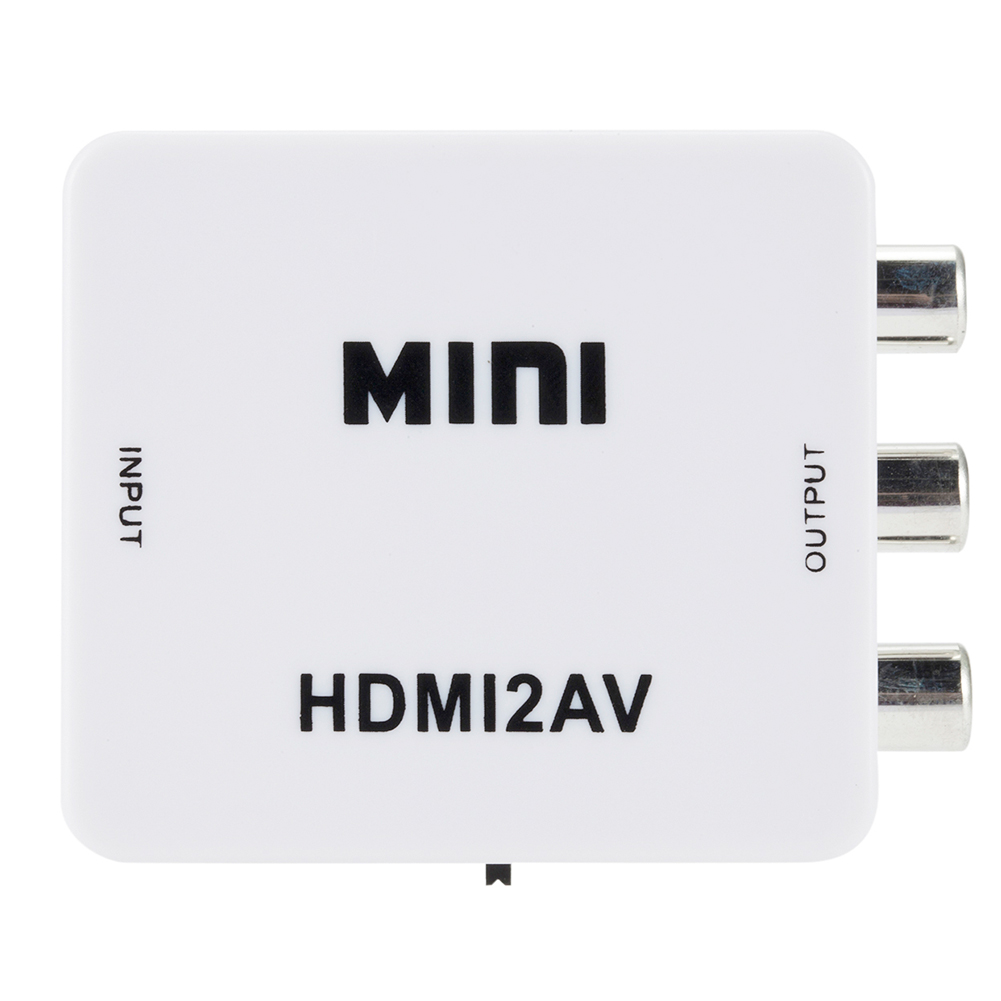 HDMI-compatible to AV Converter Adapter Supports NTSC PAL for PS3 DVD Player Computer, White, 501 Original
HDMI-compatible to AV Converter Adapter Supports NTSC PAL for PS3 DVD Player Computer, White, 501 Original