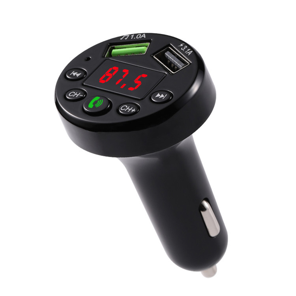 E6 Car FM Transmitter Bluetooth Handsfree MP3 Player 3.1A USB Fast Charger, 501 Original
E6 Car FM Transmitter Bluetooth Handsfree MP3 Player 3.1A USB Fast Charger, 501 Original