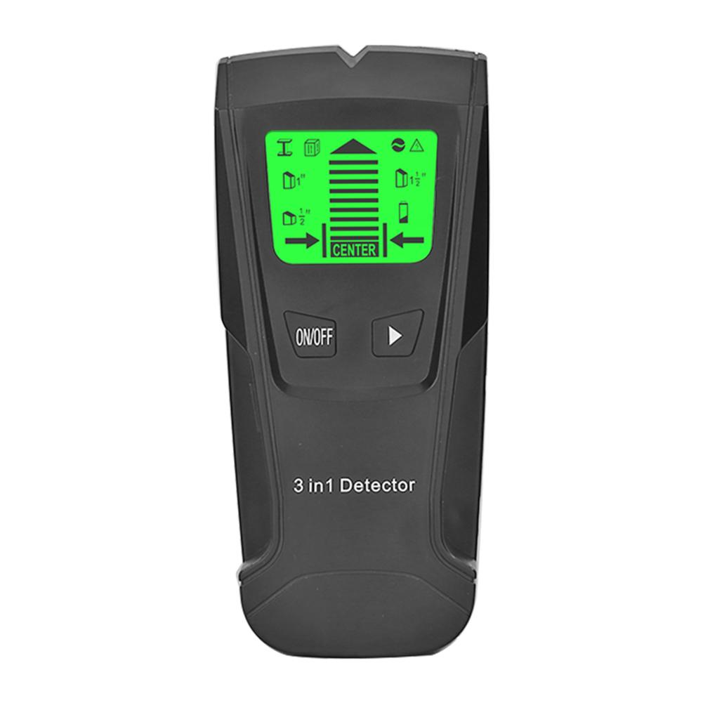 Metal Wood Studs Detector AC Voltage Live Wire Detect Wall Scanner, Black, 501 Original
Metal Wood Studs Detector AC Voltage Live Wire Detect Wall Scanner, Black, 501 Original