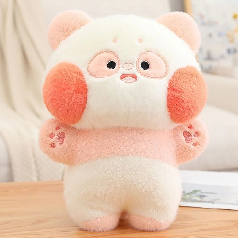Cuteeeshop Pink Panda Plushies Cute Body Pillow Huuuug Family Kawaii Animal Pillow Plush Pillow Squish Toy