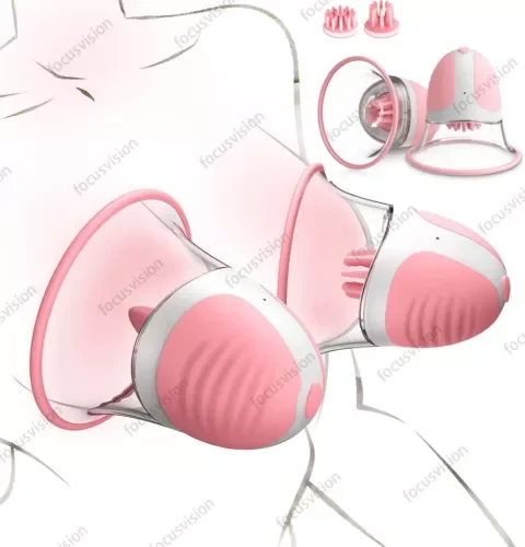 pornhint Pornhint Nipple Toy Clamps Strong Sucking stimulator Massager Rotation Vibrator Sex Toys Toy