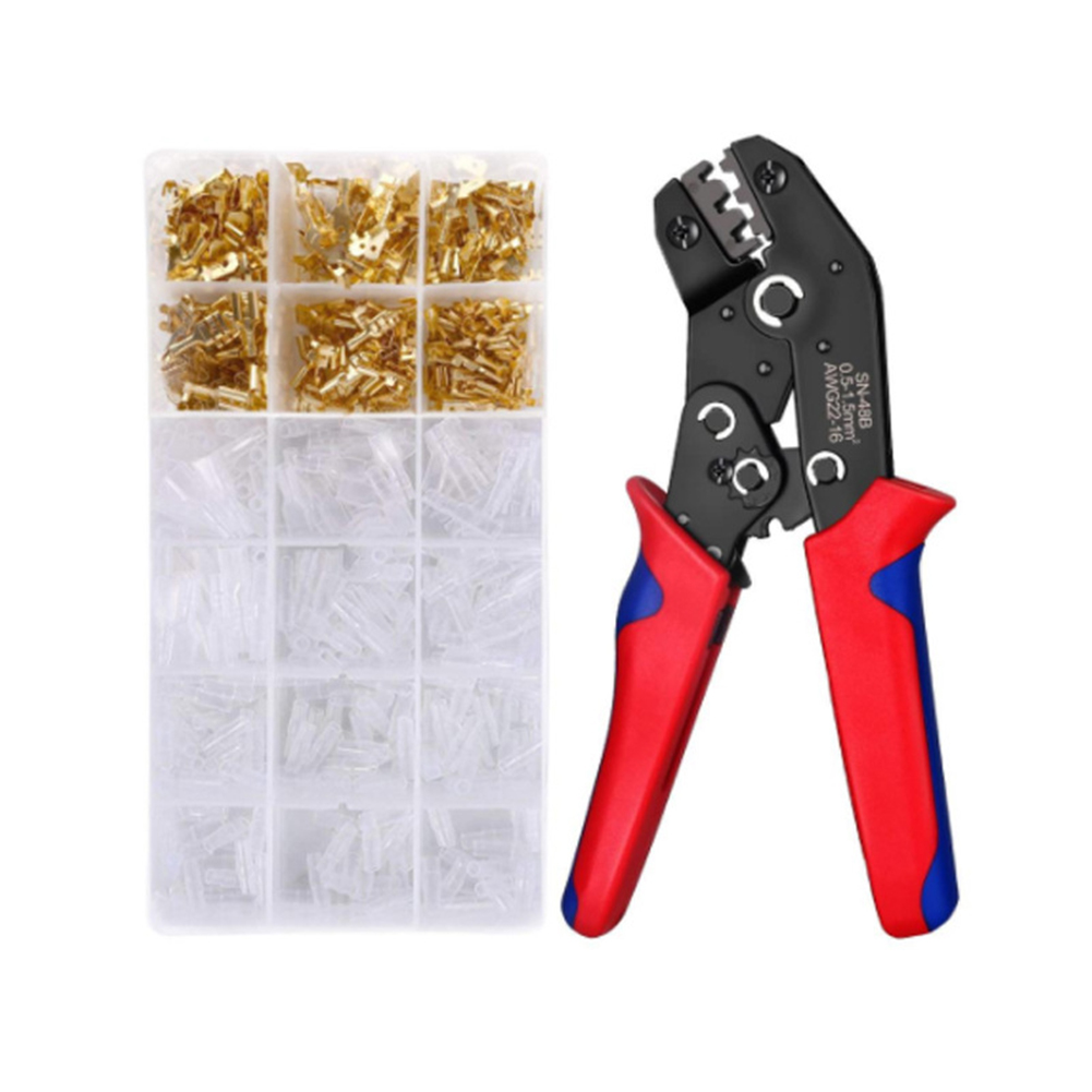 Adjustable Cold-Pressed Cable Crimping Pliers Wire Connector Terminal Tool, 501 Original
Adjustable Cold-Pressed Cable Crimping Pliers Wire Connector Terminal Tool, 501 Original