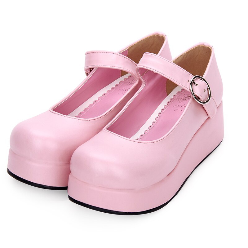 TAAFO Big Size Woman Girl Shoes Lady High Heels Wedges Pumps Women Princess Dress Party Shos Size35-46