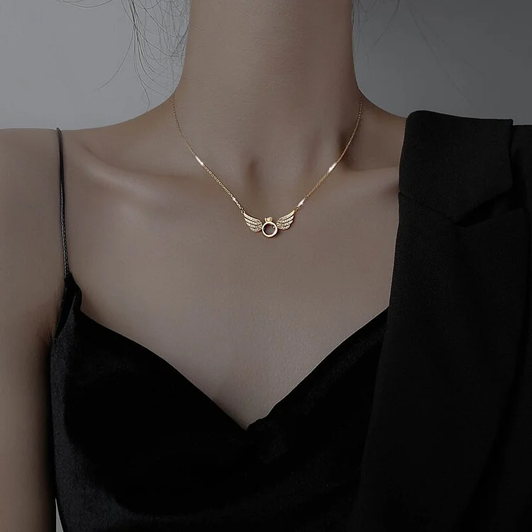 Gift for her ❤️Angel Wing Necklace ❤️ The best gift for your loved ones❤️ socialshop