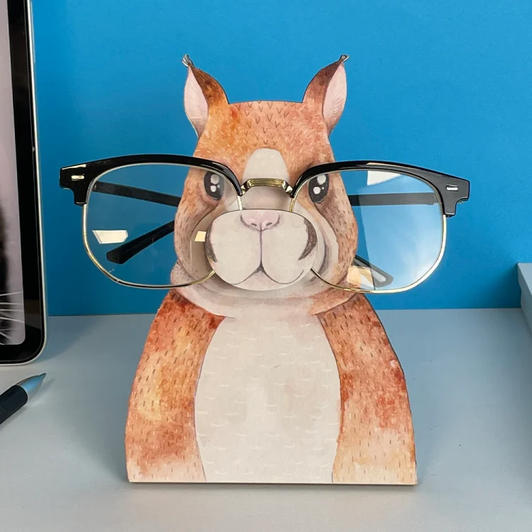 Glasses Holder Stand Gift - Squirrel[Parsley]