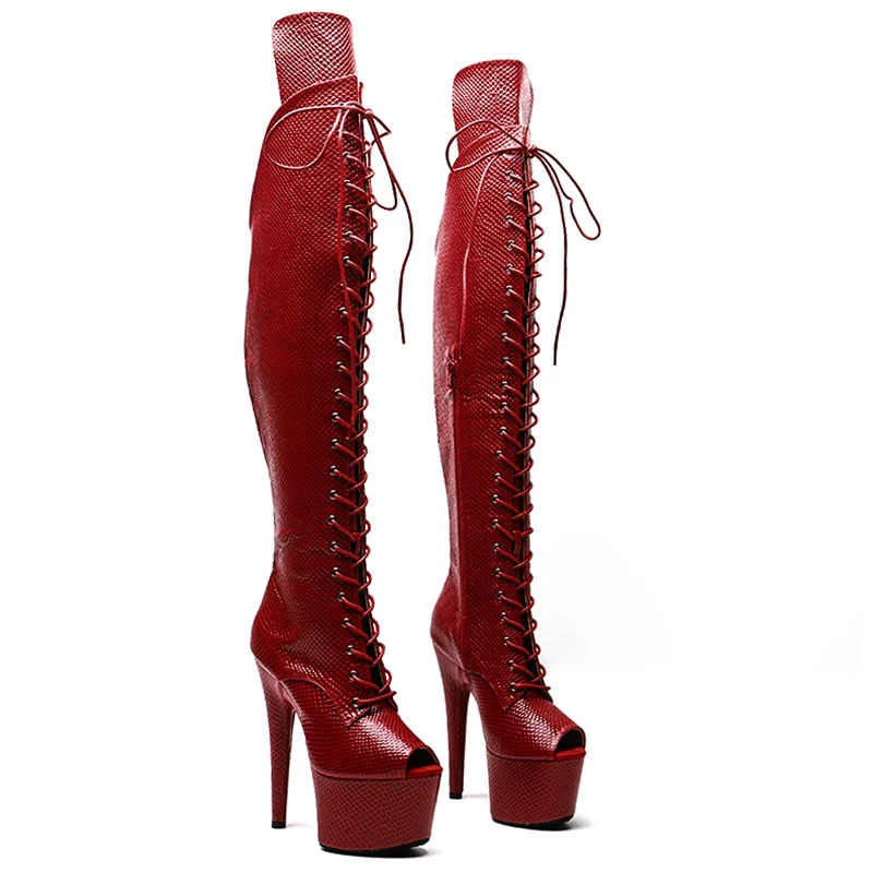VCshoes Stock Boots 20CM/8inches 23CM/9inch 17CM/7inch Platform Pole Dance Boot